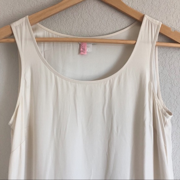 Garnet Hill Silk Sheath Dress Champagne Cream - Picture 7 of 14